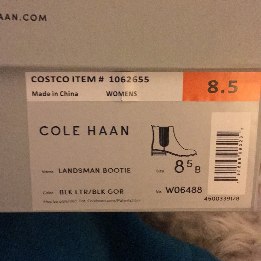 Cole haan black booties new